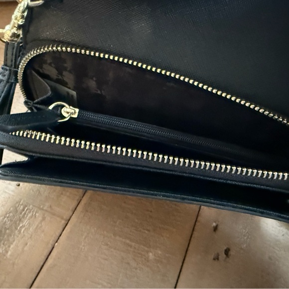 Karl Lagerfeld Navy Blue Wallet with Gold Accents - Picture 3 of 3